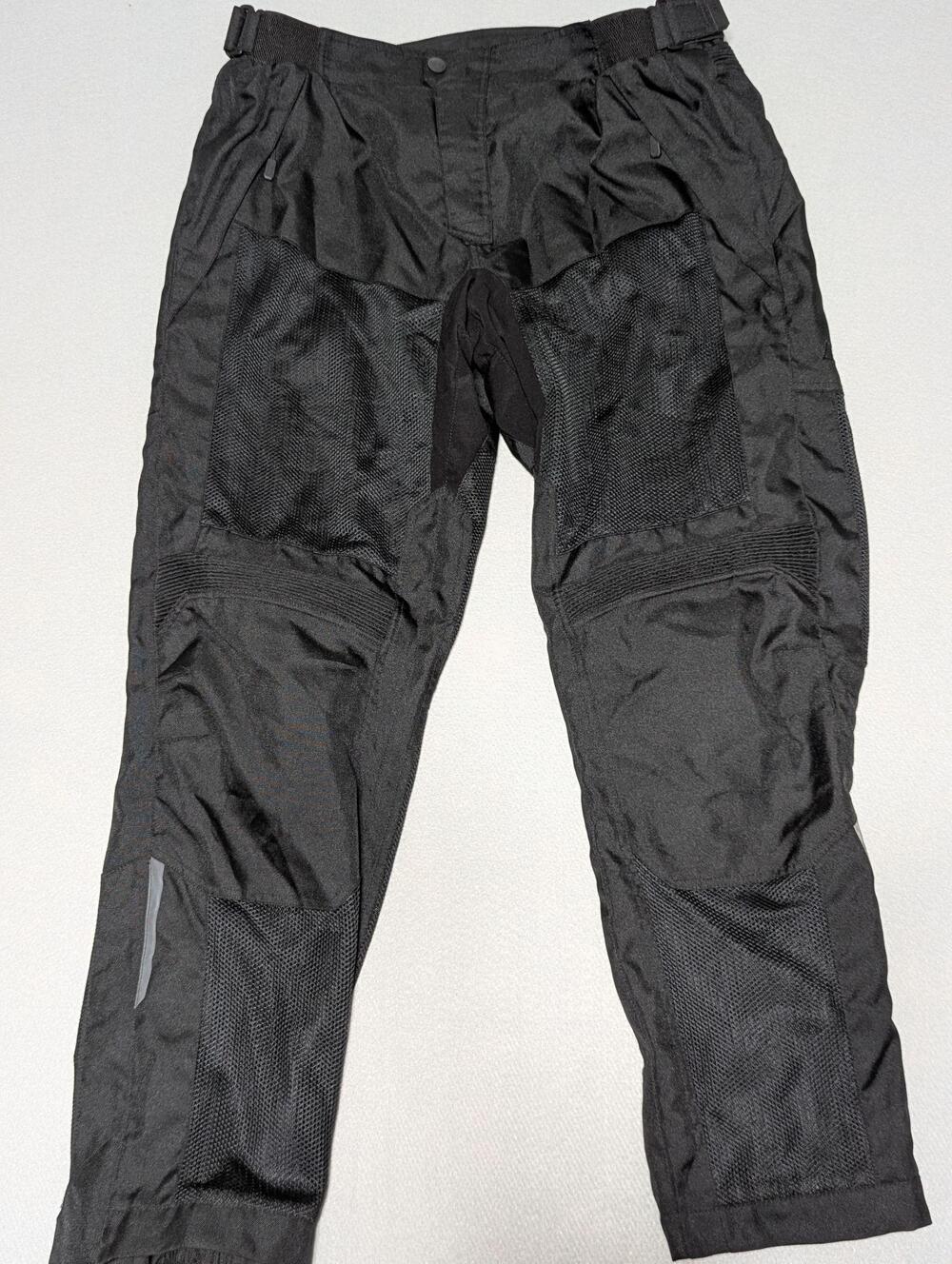 Bilt Motorcycle  Pants Mens XL Black Mesh Blaze  Riding Ventilated Zip Pocket